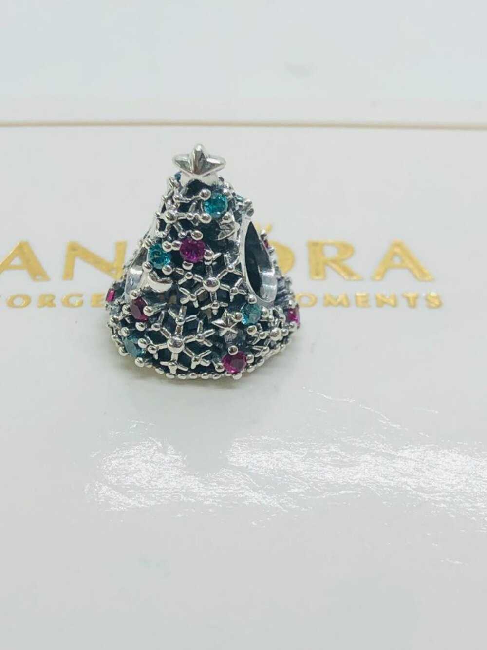 Pandora Glitter Christmas Tree Charm